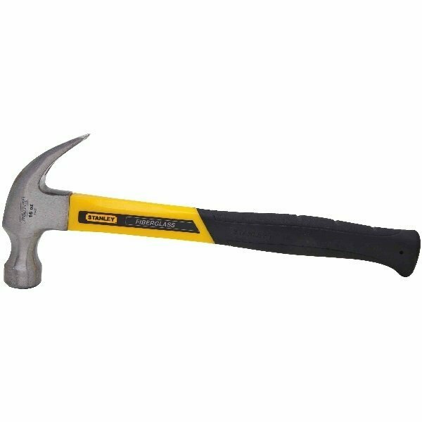 Stanley STHT51512 HAMMER 16 OZ CURVE CLAW FIBERGLASS 51-621